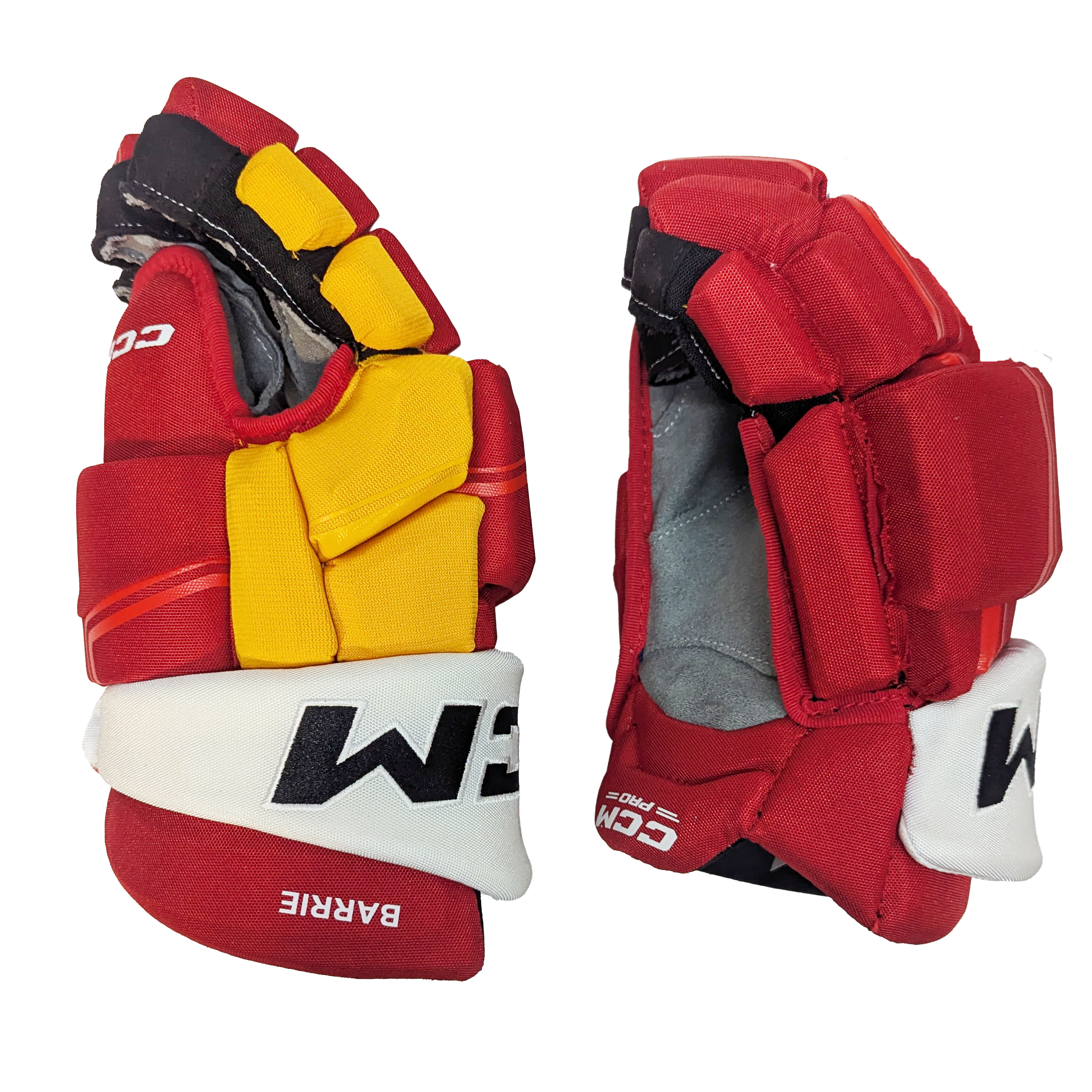 CCM HGQLPP - Gant NHL Pro Stock - Tyson Barrie (Rouge/Blanc/Jaune)